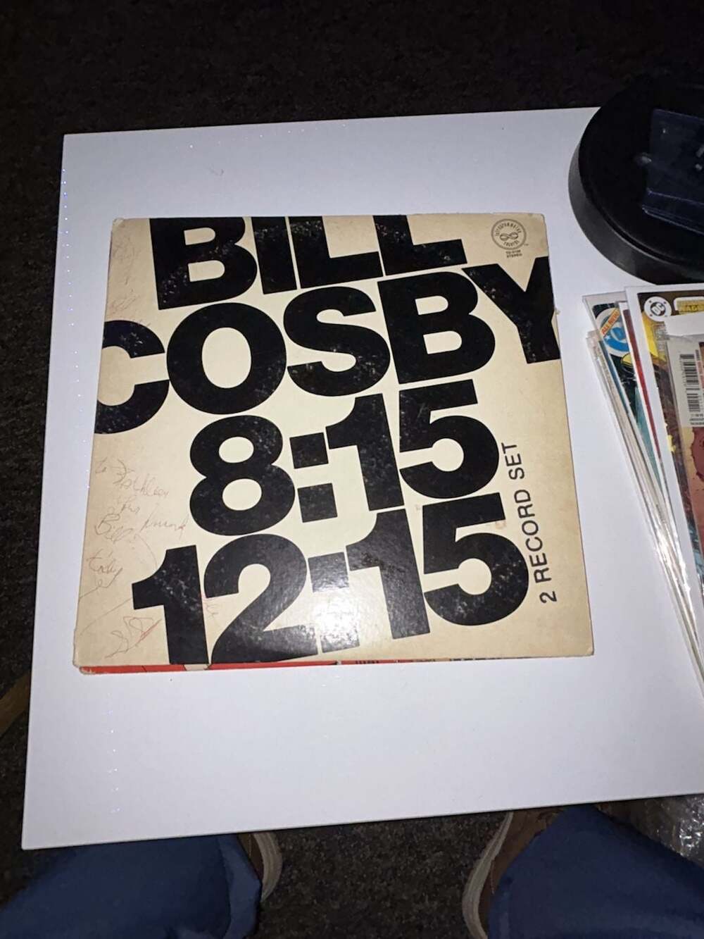 Bill Cosby 8:15 12:15 Vinyl LP Record Album Signed 1968
